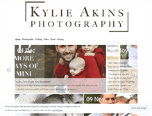 Tablet Screenshot of kylieakins.com